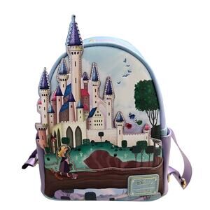Loungefly Disney Princess Castle Series Sleeping Beauty Mini Backpack NWT